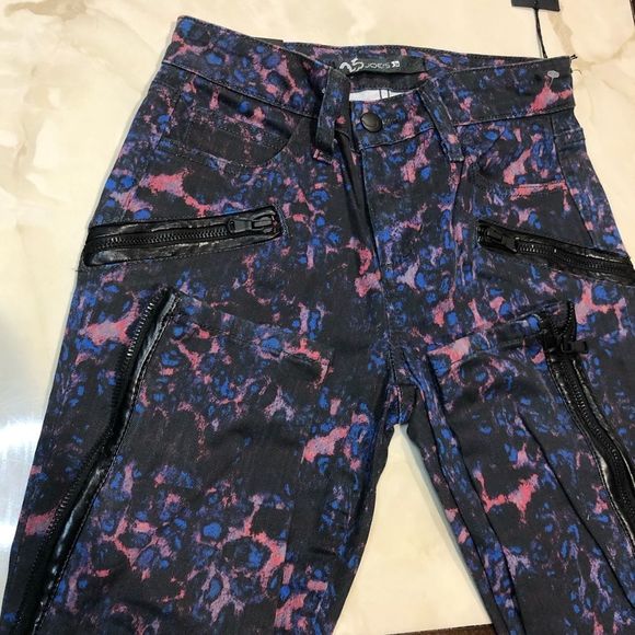 How’s jeans cobalt leopard print jeans - Picture 7 of 10